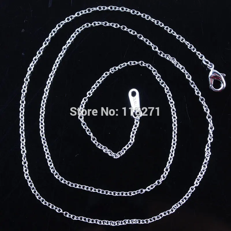 

WOJIAER Love Summer Egg-Shape Decoration Pendant Chain Necklace Black Agates Stone Suspension Charms Female Gift PN3336