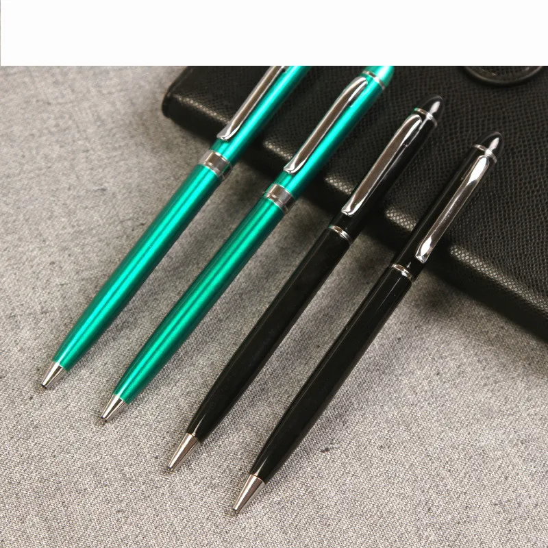 

2020 Gold Foil Pens Metal Ballpoint Pens Office Ballpoint Pens Engraved Name Private Laser Customized pen--gabi