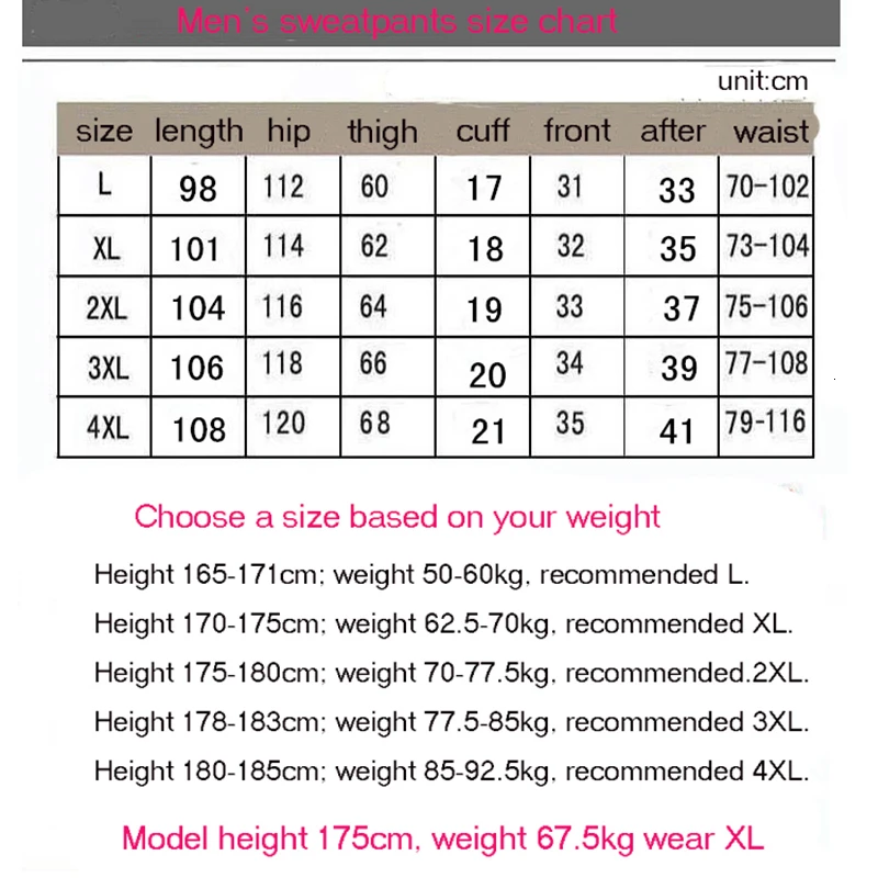 

Men's Winter Warm Pants Thicken Sweatpants Men Plus Velvet Padded Trousers Slim Brand Large Size Solid Trend Sports Jogges L-6XL