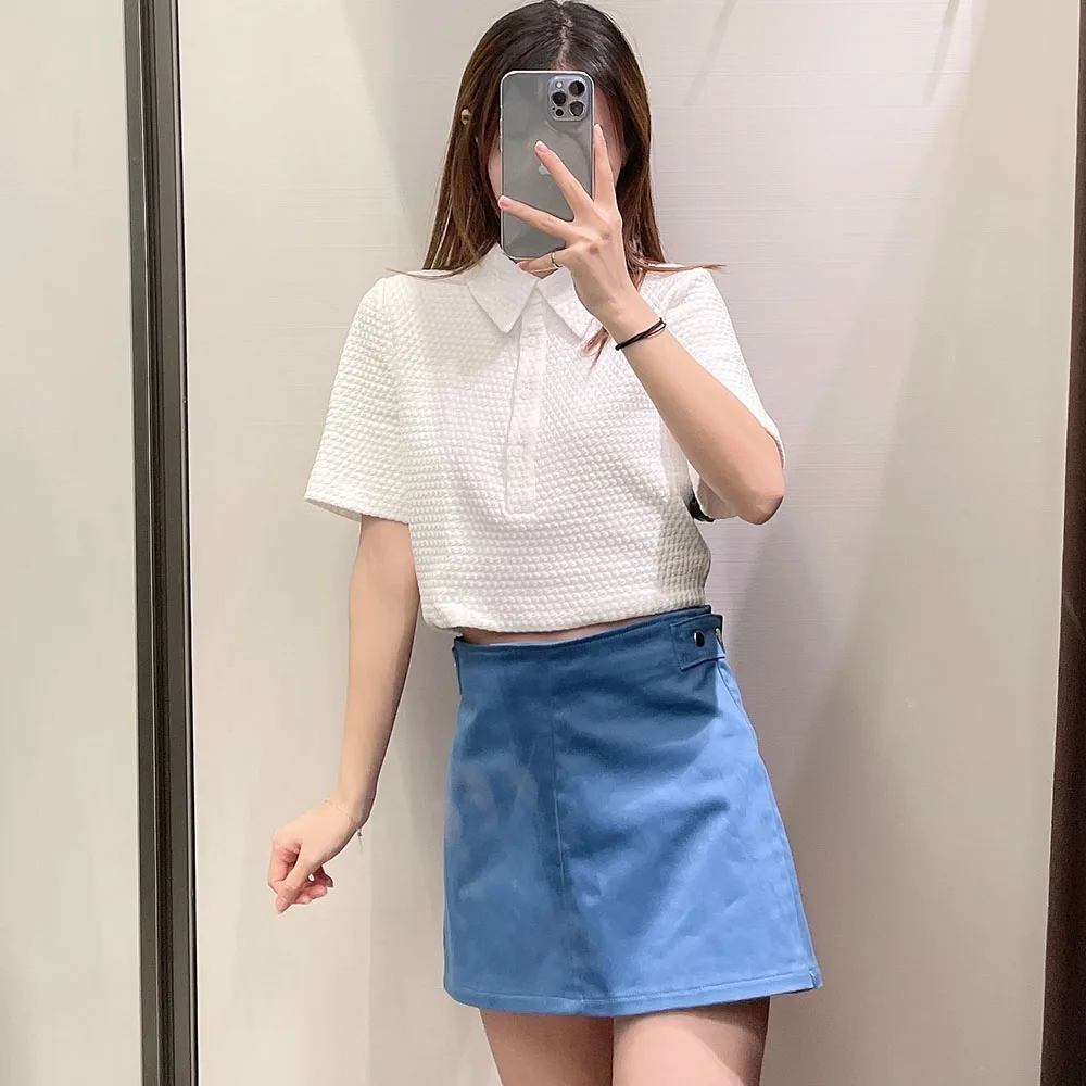 

Summer new women's fashion all-match high waist slimming short pants skirt skirt skirt skirt
