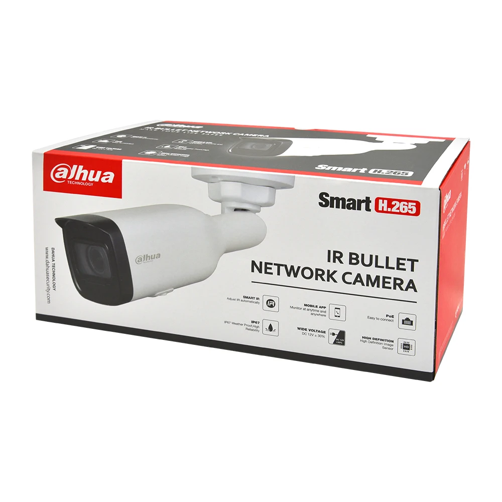 

Dahua, Netwok 4 , Sd- H.265, IP- IP67 IR50M