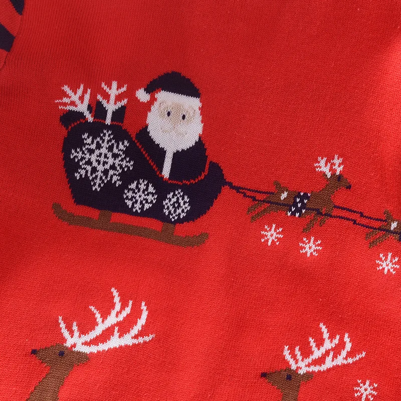 2019 Christmas Children's Sweater Elk Knit Pullover for Boys Winter Warm Kids Sweaters |