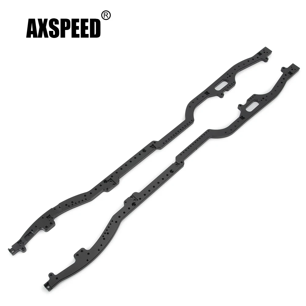 

AXSPEED 1Pair Steel 6x6 Chassis Frame Rails for Axial SCX10 II 90046 90047 1/10 RC Crawler Car Upgrade Parts Accessories