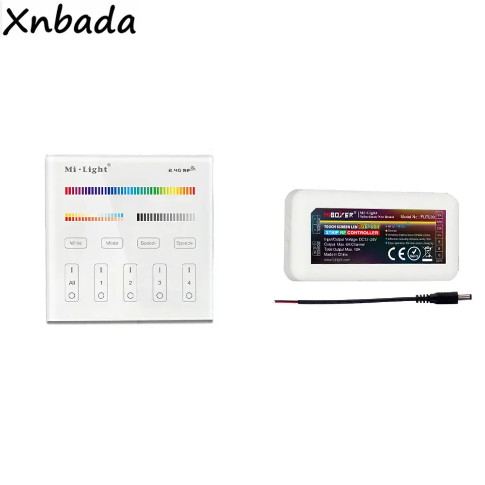 Mi светильник B4 RGB+ CCT сенсорная панель дистанционного управления 2,4G FUT039 RGB/RGBW/RGBWW светодиодный контроллер для светодиодной ленты светильник DC12-24V