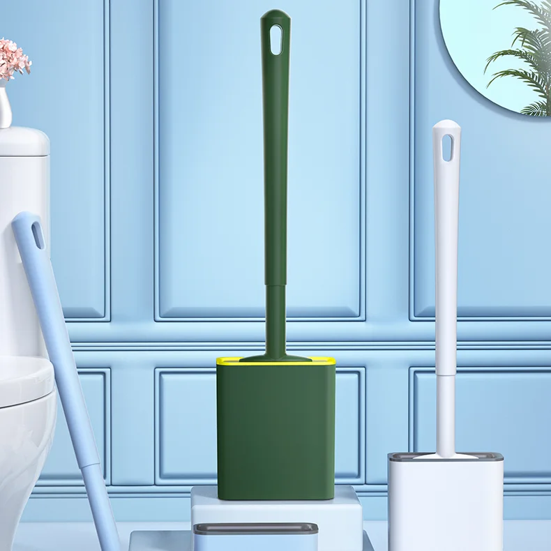 

Creative Silicone Toilet Brush Eco Friendly Without Punching Simple Toilet Brush Wall Mounted Brosse Wc Household Items DI50MTS