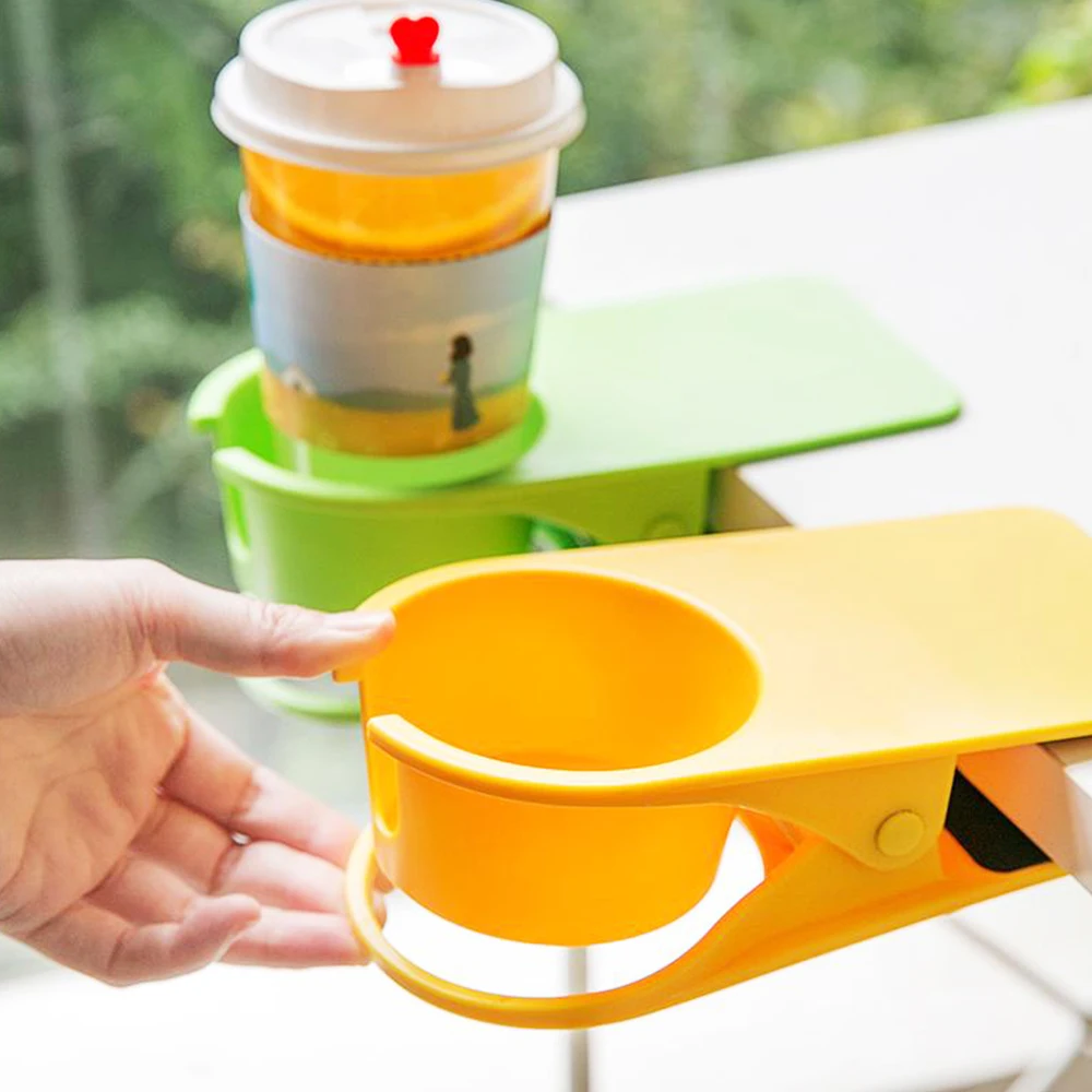 

Модный держатель для чашки, прищепка для кофейных напитков, для дома и офиса, настольный боковой держатель для чашки, держатель для стакана ...