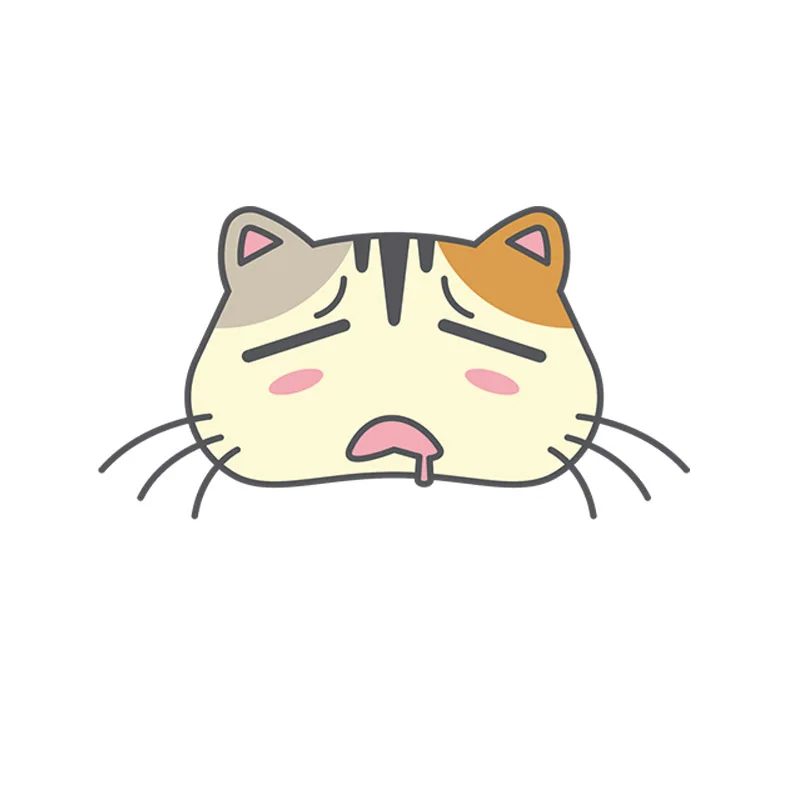 1 шт. мультяшный аниме милый стикер с животными Симпатичный кот собака кролик