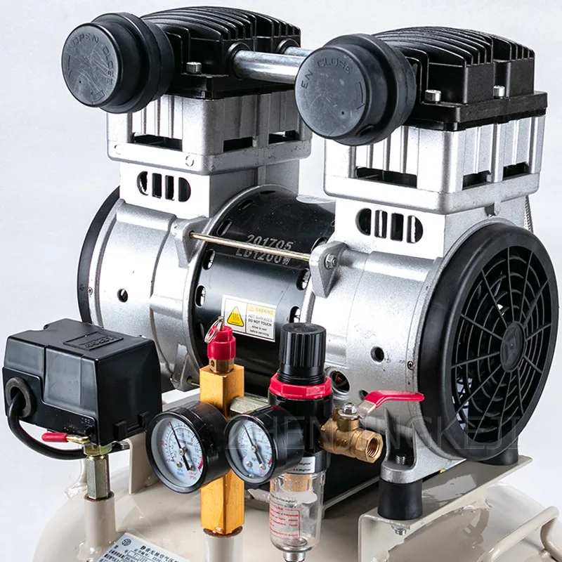 

Woodworking Tools 50L Air Compressor Oil-free Mute Dental Spray Paint Compressor High Pressure Air Pump Industrial Grade 1600W
