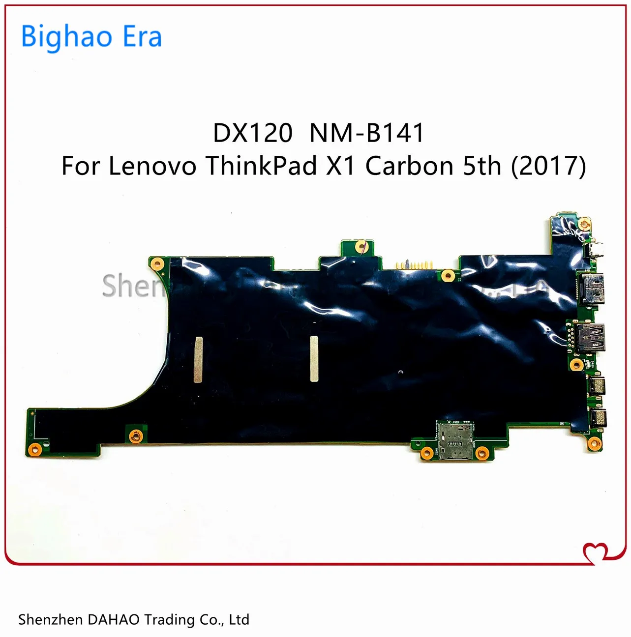 Для Lenovo ThinkPad X1C X1 Carbon 5th 2017 Материнская плата ноутбука DX120 NM-B141 W/ CPU I7-7600U/7500U 8G-RAM DDR4 100%