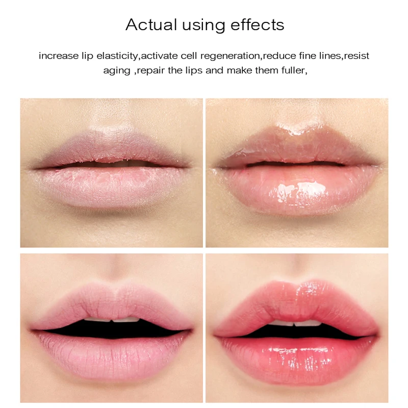 

Instant Volumising Lip Plumper Moisturizing Collagen Lip Enhancer Oil Repairing Reduce Lip Fine Lines Brighten Lip Cosmetic