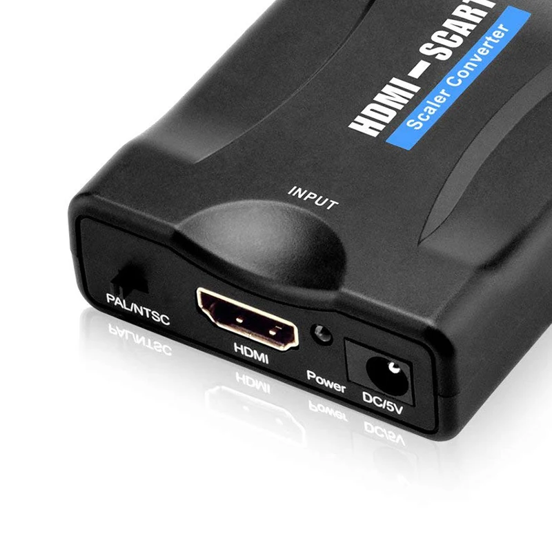HDMI к SCART конвертер вход выход Композитный видео HD стерео аудио адаптер 720 p/1080 p для