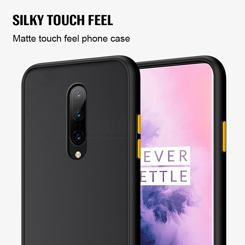 Матовый сенсорный чехол для телефона для Oneplus 7 Pro чехол силиконовая задняя крышка для One Plus 7 Pro Силиконовый противоударный чехол