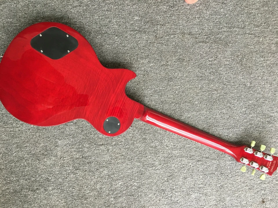 Горячая Распродажа. Электрическая гитара. tiger flame top. Ручная работа гитара с 6