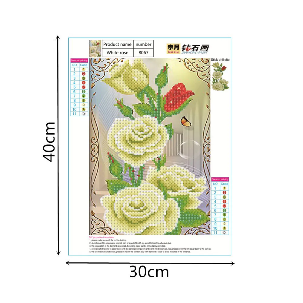 

#40 5d Embroidery Paintings Rhinestone Pasted Diy Diamond Painting Cross Stitch Home Decor Bedroom Living Room