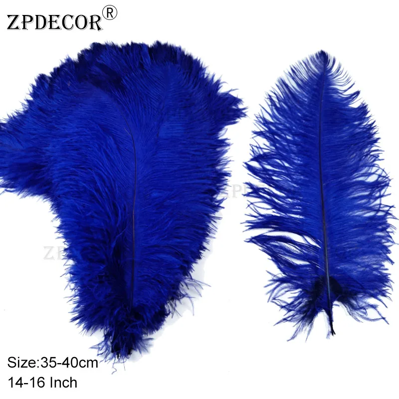 Страусиные перья для рукоделия 14 16 дюймов 35 40 см|Перо| |