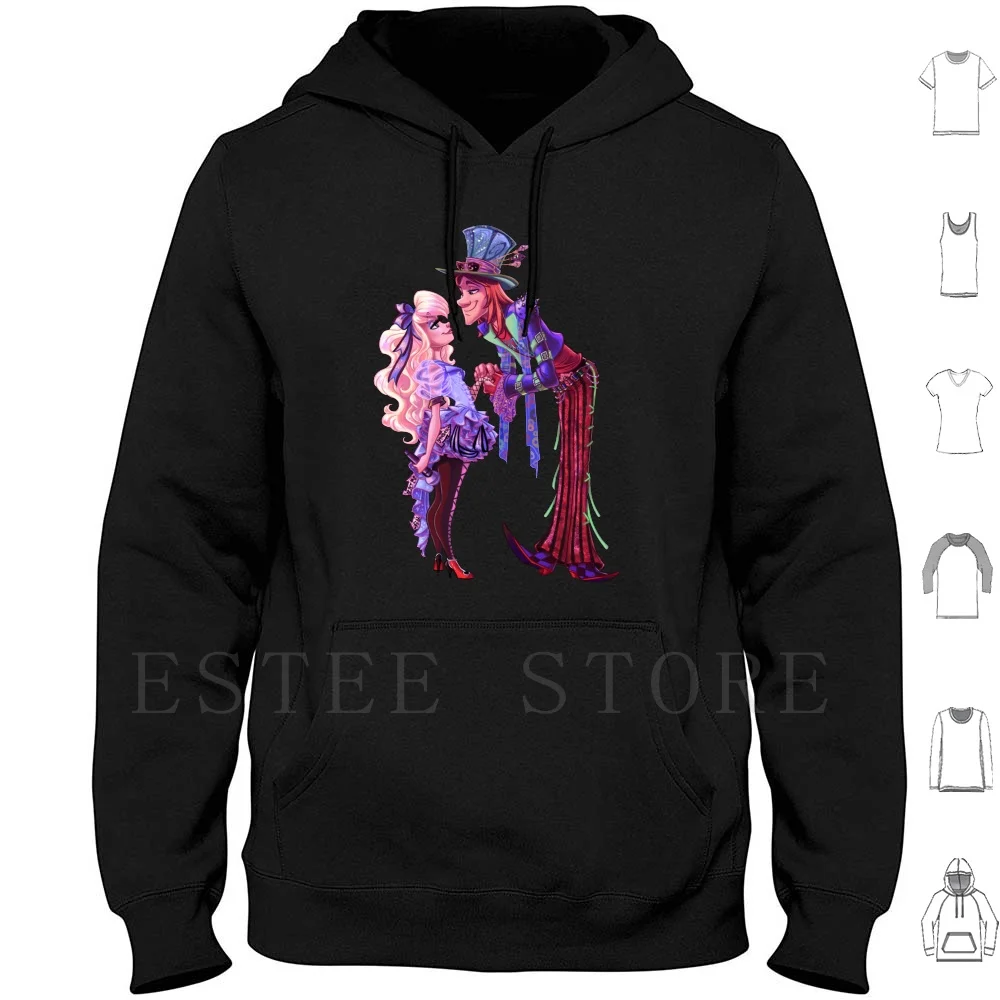 

Mad For You Hoodie Long Sleeve Alice In Mad T Party