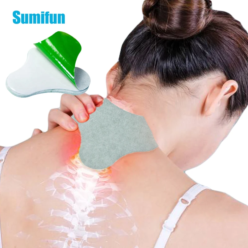 Sumifun 6/24 шт. шейки матки заплата сброса боли китайский медицинский пластырь
