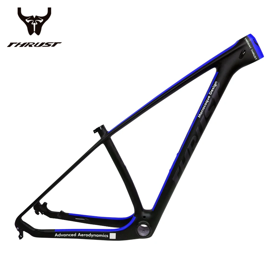 Тяга T1000 карбоновая mtb рама 29er 27,5 er Размер 15,17, 19 дюймов рама карбоновая для горного велосипеда Нижний Кронштейн BSA BB30 велосипедная Рама - Цвет: tf01 blue