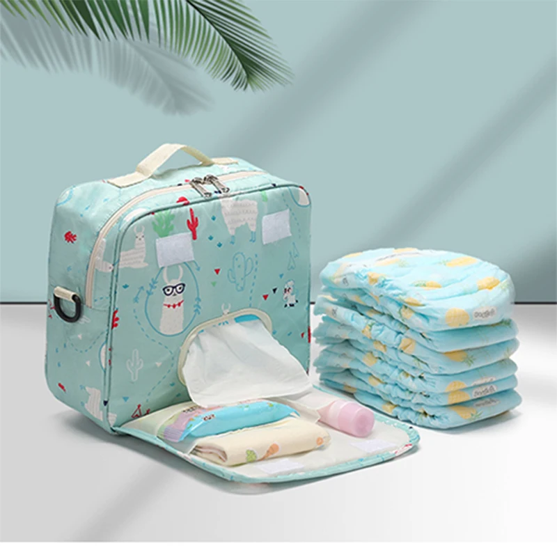 

Mochila infantil reutilizável para fraldas, bolsa da moda para mamães, para fraldas de bebê, mochila de viagem, organizador seco