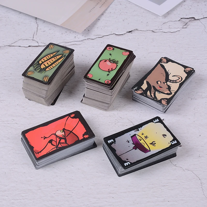 Забавные карточки игра какерлакен салат/покер/Королевский/Suppe/Mogel Motte семейная