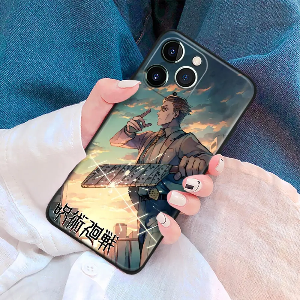 Мягкий ТПУ стеклянный чехол для телефона Kento Nanami juютсу Kaisen аниме IPhone SE 6s 7 8 Plus X Xr Xs