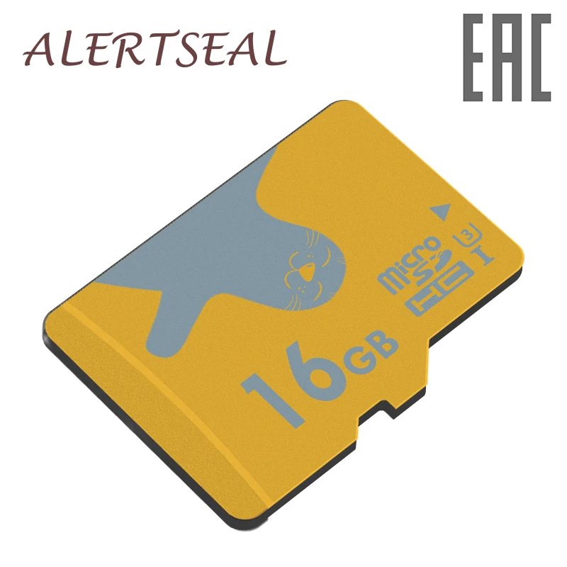 ALERTSEAL 16GB U3 Class 10 TF карта флэш памяти для телефона / камеры планшета ПК|Карты памяти|