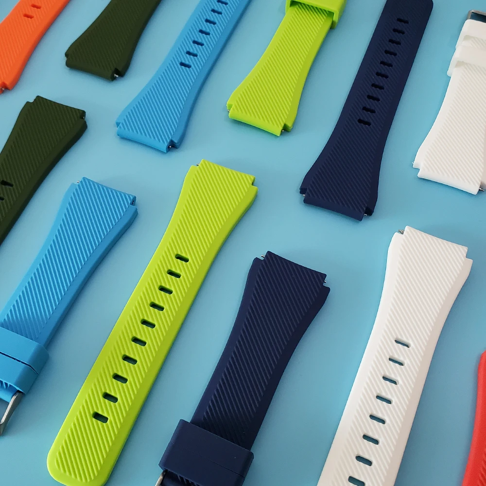 22 мм силиконовый спортивный ремешок для HUAWEI WATCH GT/GT Active 46 2 Классический часов HONOR