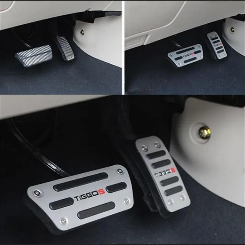 Аксессуары для стайлинга автомобиля подставка ног акселератора из алюминиевого