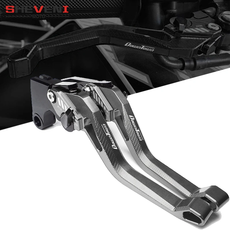 

LOGO DOWNTOWN For KYMCO DOWNTOWN 350 300 200 125 Short Motorcycle CNC Brakes Adjustable Brake Clutch Levers High quality red