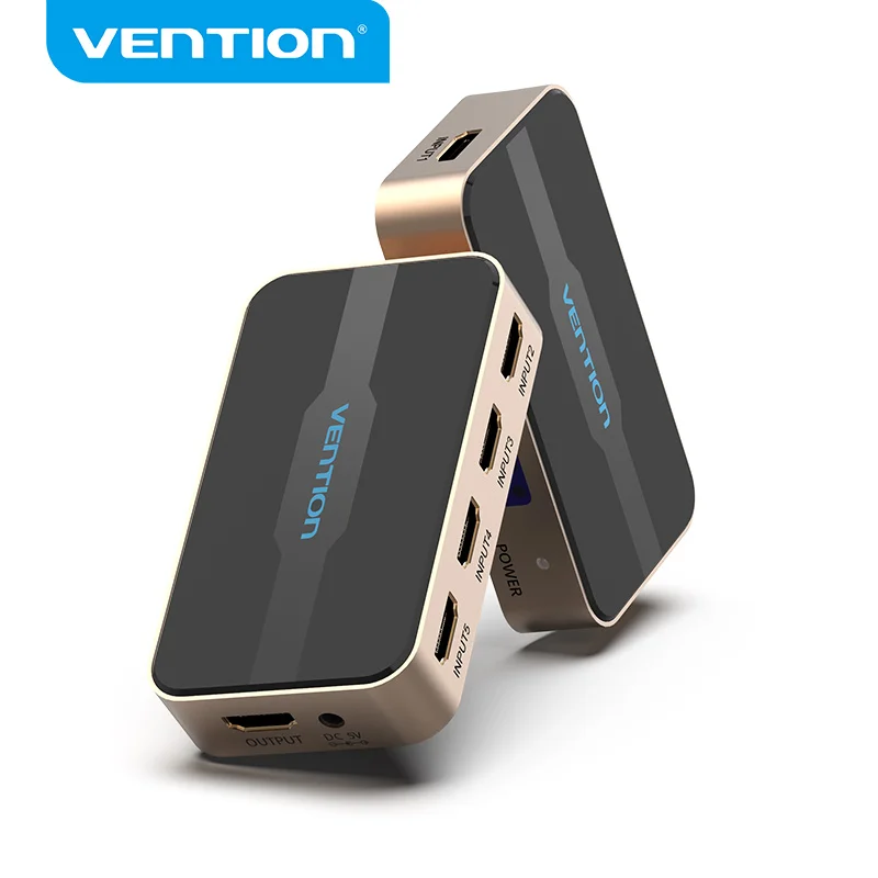 Коммутатор Vention HDMI 5 в 1 сплиттер для XBOX 360 PS4 Smart Android HDTV ПК 4K HDR адаптер с портами