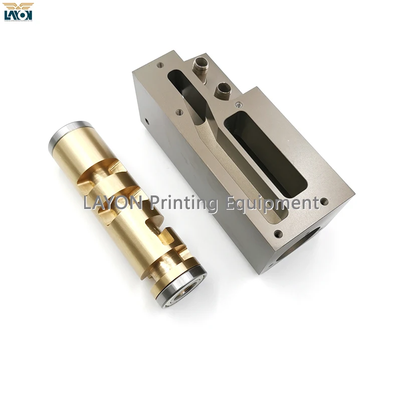 

1 Set LAYON Valve Housing OS Rotary Valve MV.026.847 C5.028.301F C5.028.302F MV.026.847/01 For Heidelberg Printer CD102 SM102