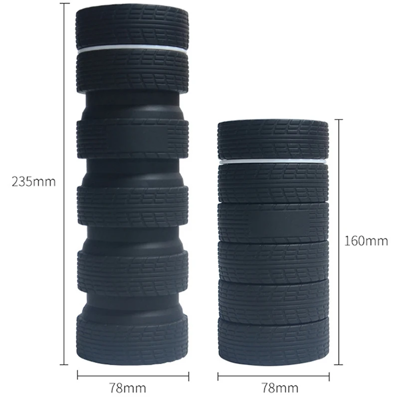 

Sports Water Bottle 750ML Silicone Retractable Outdoor Travel Portable Leakproof Drinkware My Drink Bottle BPA Free Folding Cups