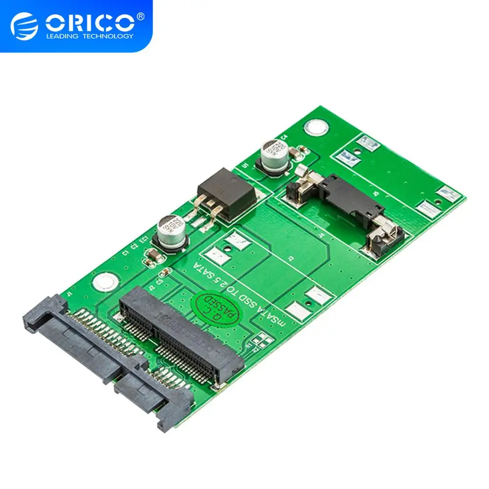 Адаптер ORICO mSATA для 2 5-дюймового SATA 22PIN адаптер SSD карта поддержки SATA3 протокол