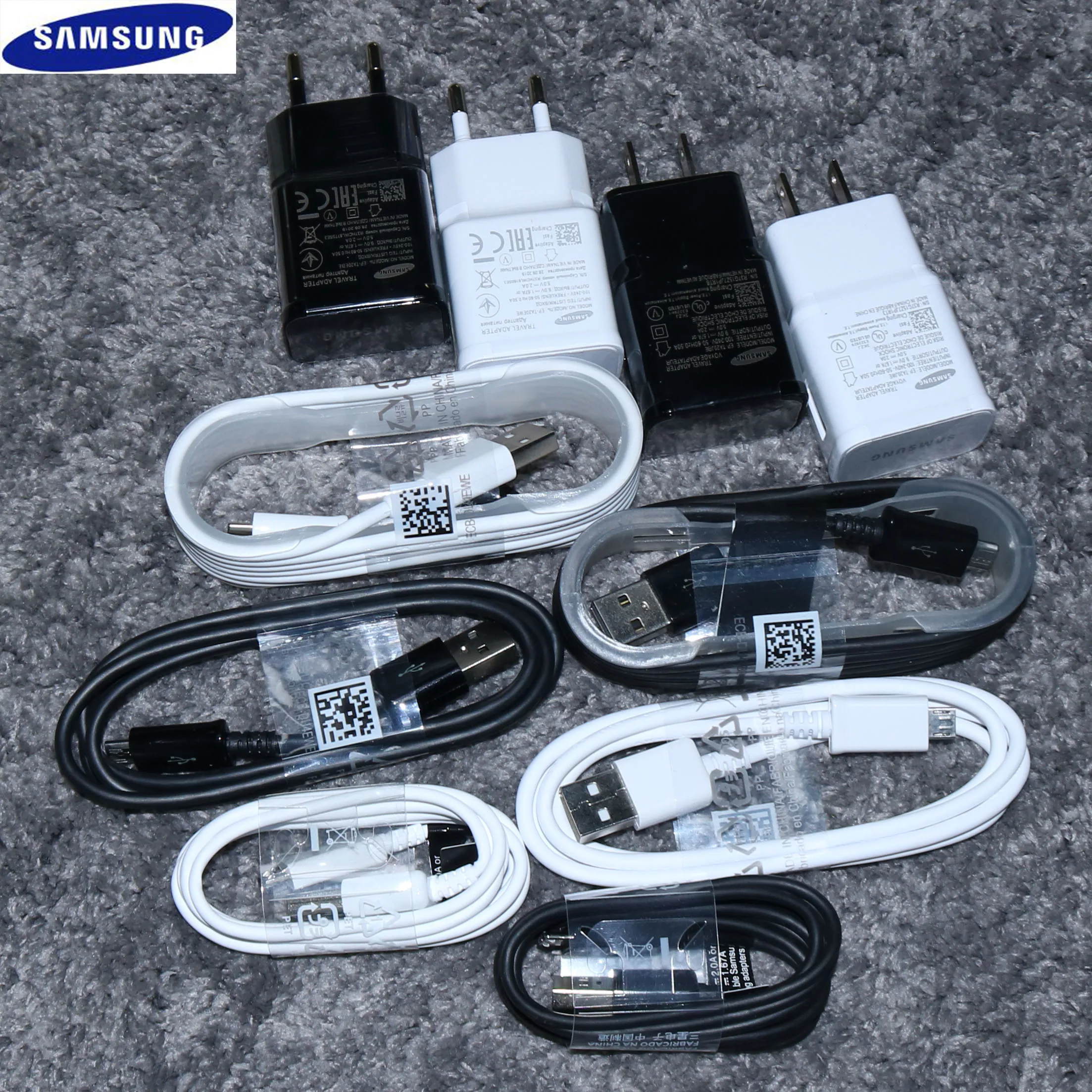 Оригинальное зарядное устройство Samsung 9 в 67 А ЕС адаптер питания для быстрой