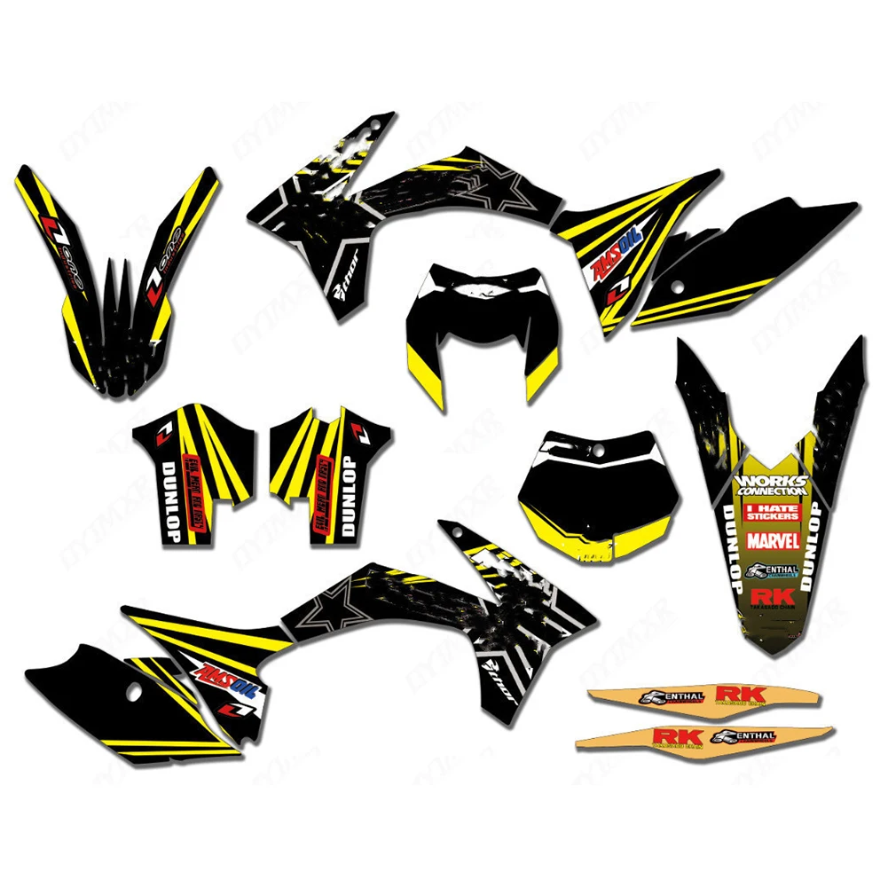 Наклейки для графического фона мотоцикла наклейки KTM SX SXF XC XCF 2011 2012 EXC XCW 2013 125-200 250