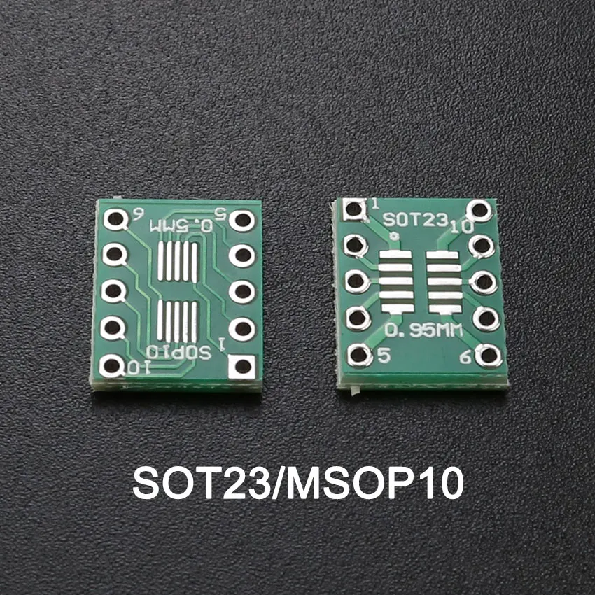YUXI 10 шт. PCB плата SMD поворот в DIP-адаптер конвертерная пластина SOP 8/16/14/20/24/28P SOT89 SOT23