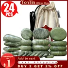 Tontin нефритовый глазурь горячий камень массажный набор массажер для спины уход за здоровьем камни для массажа позвоночника базальтовая Лава камень спа