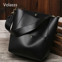 leather luxury handbags women bags designer handbag large capacity bucket bag fashion shoulder female casual tote bolsa feminina