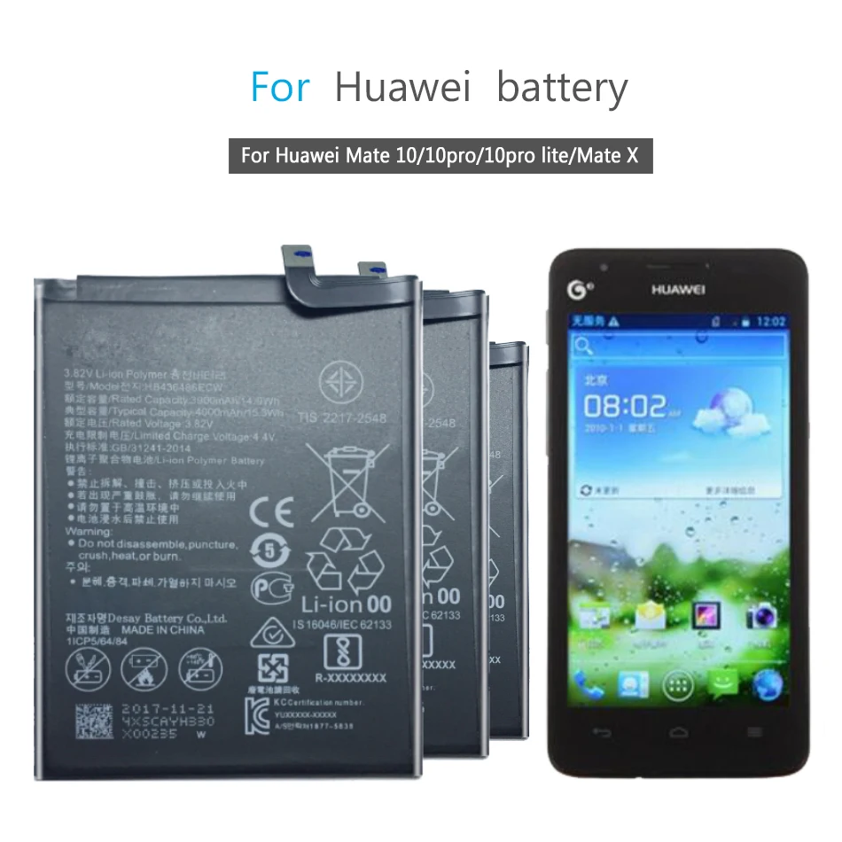 Аккумулятор для Huawei Honor V8 V9 Play V10 lite V20 сменная батарея Hua Wei honor View 8 9 10 20 Lite