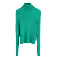 elmsk sweaters women england style fashion rib short tops winter sweaters women ins fashion blogger turtleneck pullovers tops