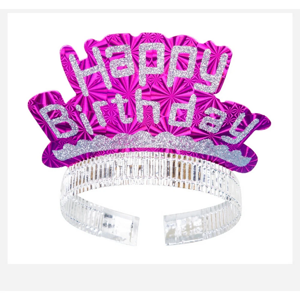 6 шт. серебряная шляпка принцессы с короной для первого дня рождения Свадебные