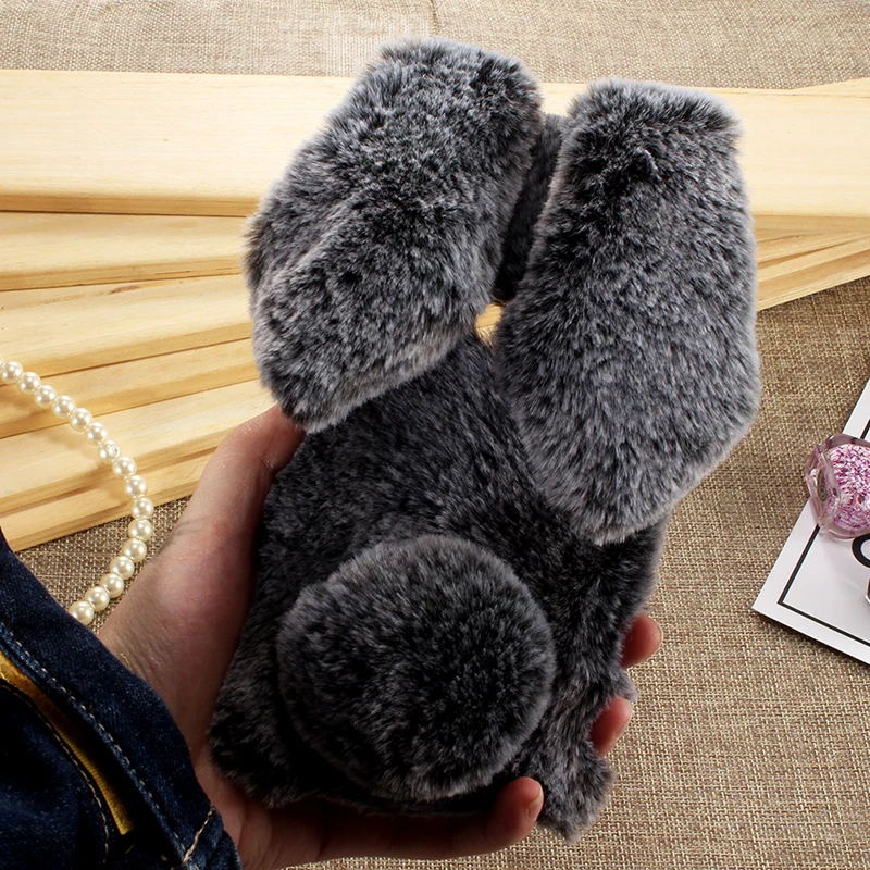 DIY мягкий пушистый горячий ручной кролик красивый стильный защитный чехол для BQ