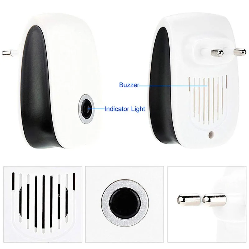Нетоксичный Электронный Отпугиватель вредителей Анти комаров и насекомых