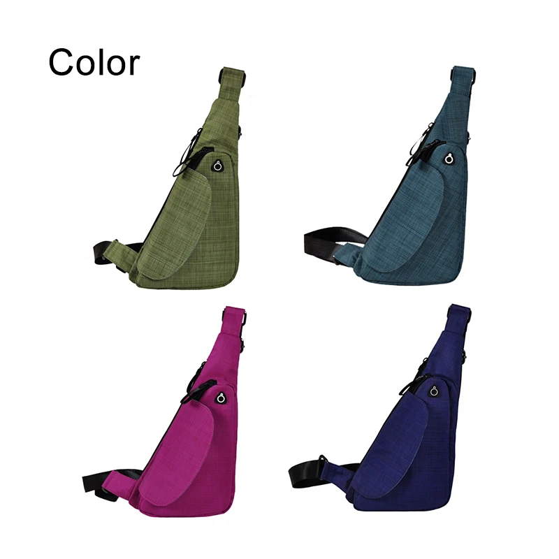 

YoReAi 2021 Men's USB Charging Bag Phone Chest Bag Nylon Diagonal Package Travel Sports Bags CrossBody Anti-theft Cycling Pack