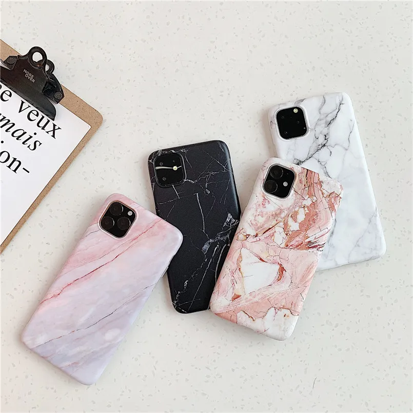 Геометрический мраморный чехол для телефона для iPhone X 7 6 6S 8 Plus S 11 Pro Max чехол XR XS MXA Coque силиконовый чехол