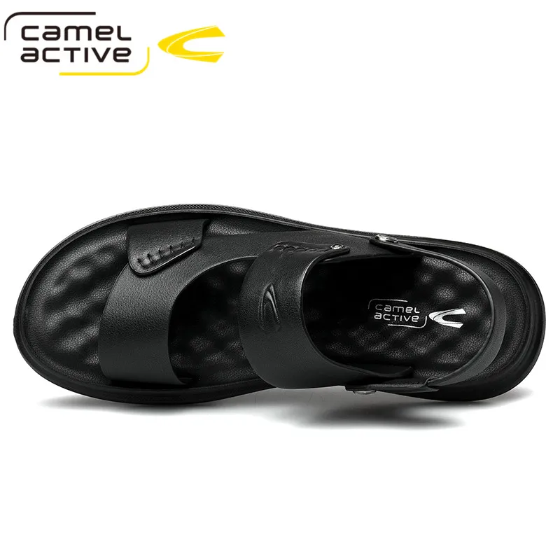 Мужские сандалии Camel Active из натуральной кожи летняя обувь Пляжная повседневная
