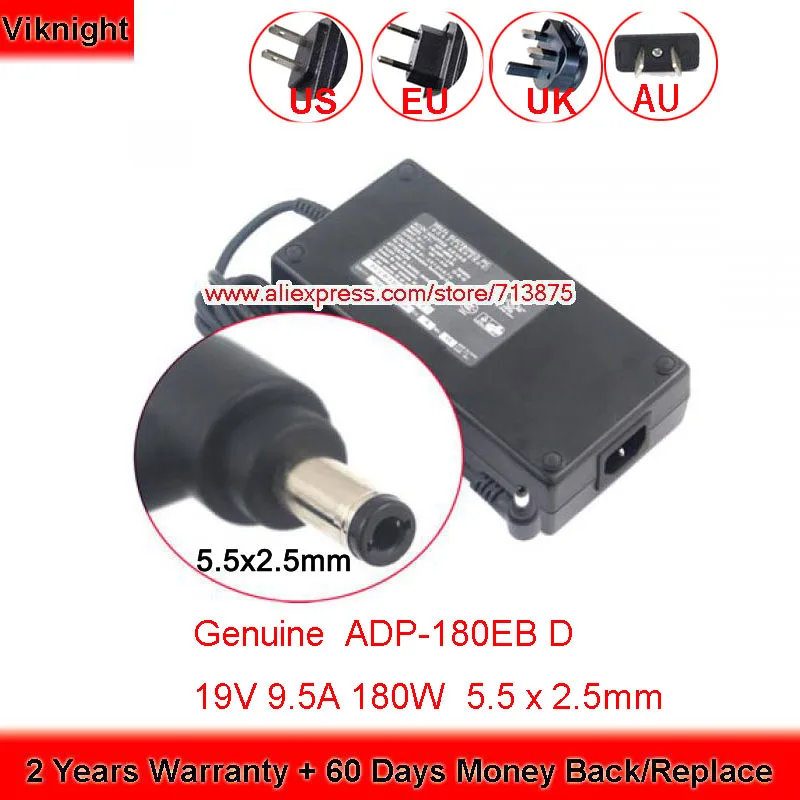 Подлинная 19V 9.5A 180W ADP 180HB D A12 180P1A адаптер переменного тока для Msi игровой ноутбук