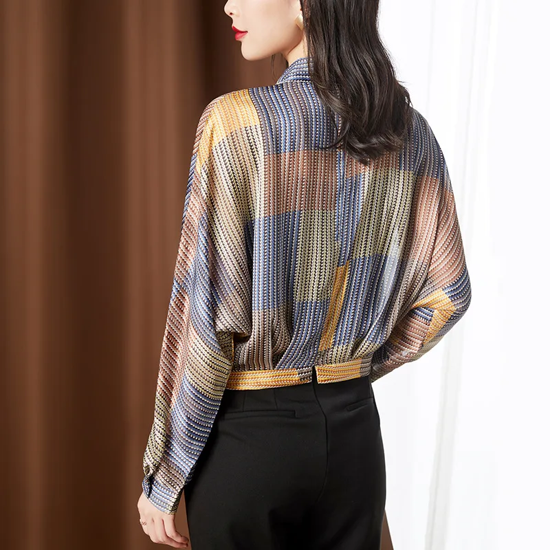 

Ladies' autumn shirt Design women's top Contracted joker Long sleeve dress SBZ212-SBZ216