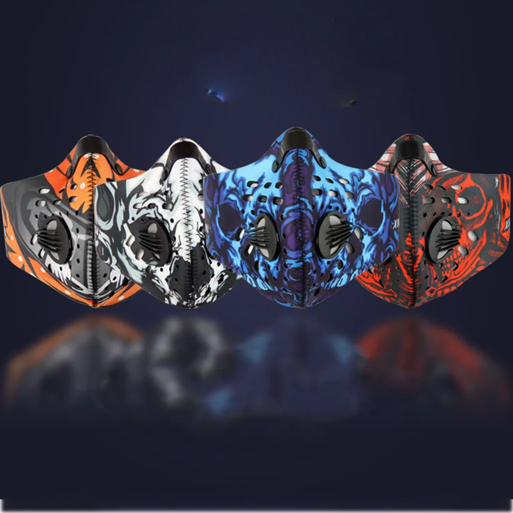 Мужская/Женская пыль из активированного угля-Защитная велосипедная маска для