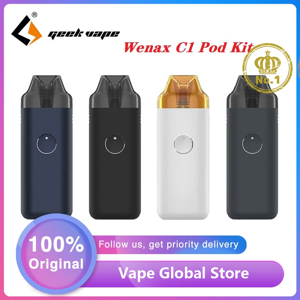 Оригинальный набор для вейпа Geekvape Wenax C1 со встроенным аккумулятором 950 мАч